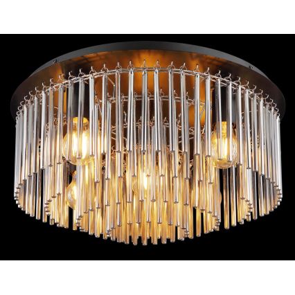 Globo - Loftlampe 5xE27/60W/230V diameter 50 cm sort