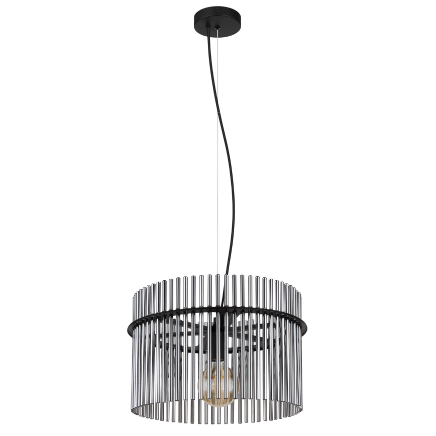 Globo - Pendel 1xE27/60W/230V diameter 40 cm sort