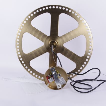 Globo - Pendel 1xE27/60W/230V diameter 40 cm guldfarvet