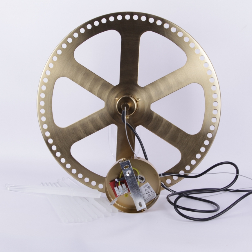 Globo - Pendel 1xE27/60W/230V diameter 40 cm guldfarvet