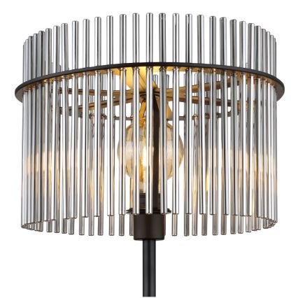 Globo - Gulvlampe 1xE27/60W/230V sort