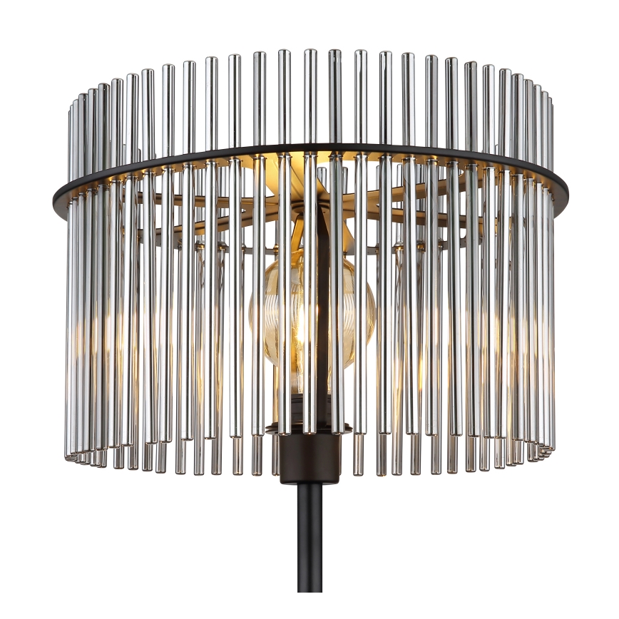 Globo - Gulvlampe 1xE27/60W/230V sort