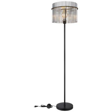 Globo - Gulvlampe 1xE27/60W/230V sort