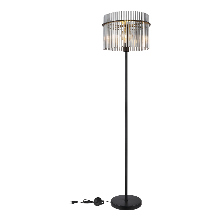 Globo - Gulvlampe 1xE27/60W/230V sort