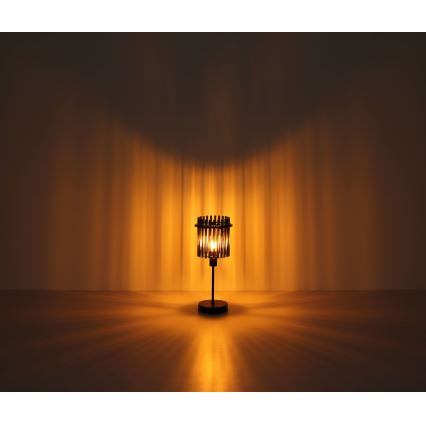 Globo - Bordlampe 1xE14/40W/230V diameter 15 cm sort