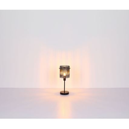 Globo - Bordlampe 1xE14/40W/230V diameter 15 cm sort