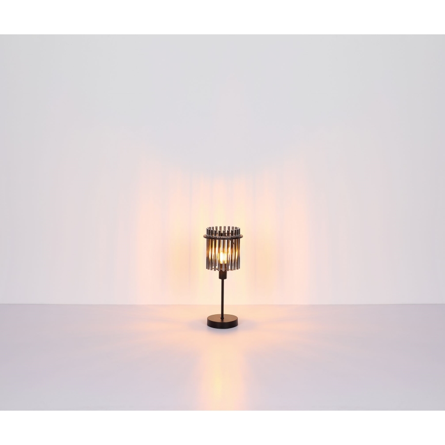 Globo - Bordlampe 1xE14/40W/230V diameter 15 cm sort