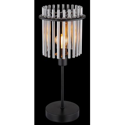 Globo - Bordlampe 1xE14/40W/230V diameter 15 cm sort