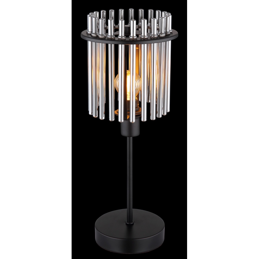 Globo - Bordlampe 1xE14/40W/230V diameter 15 cm sort