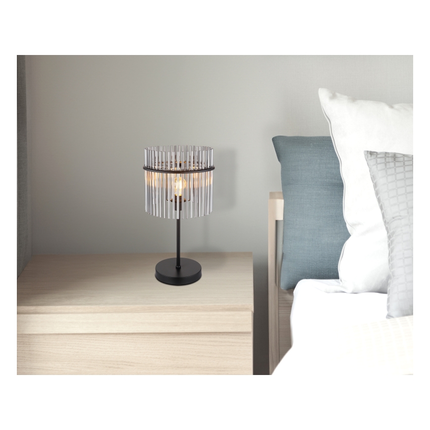 Globo - Bordlampe 1xE27/60W/230V Ø 30 cm sort