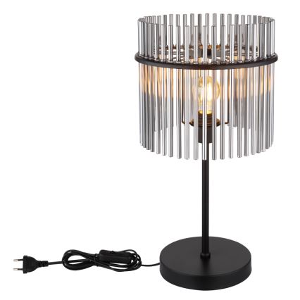 Globo - Bordlampe 1xE27/60W/230V Ø 30 cm sort