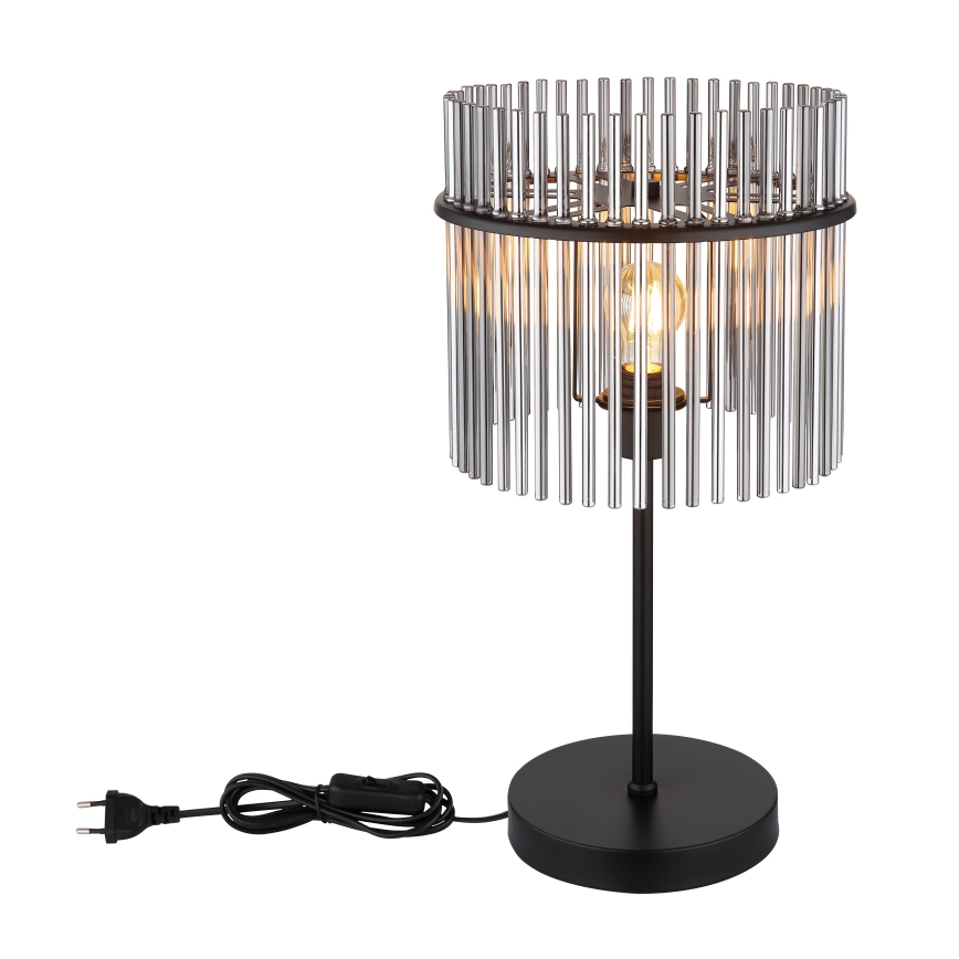 Globo - Bordlampe 1xE27/60W/230V Ø 30 cm sort