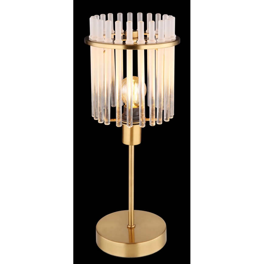 Globo - Bordlampe 1xE14/40W/230V diameter 15 cm guldfarvet