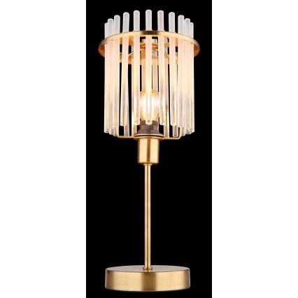 Globo - Bordlampe 1xE14/40W/230V diameter 15 cm guldfarvet