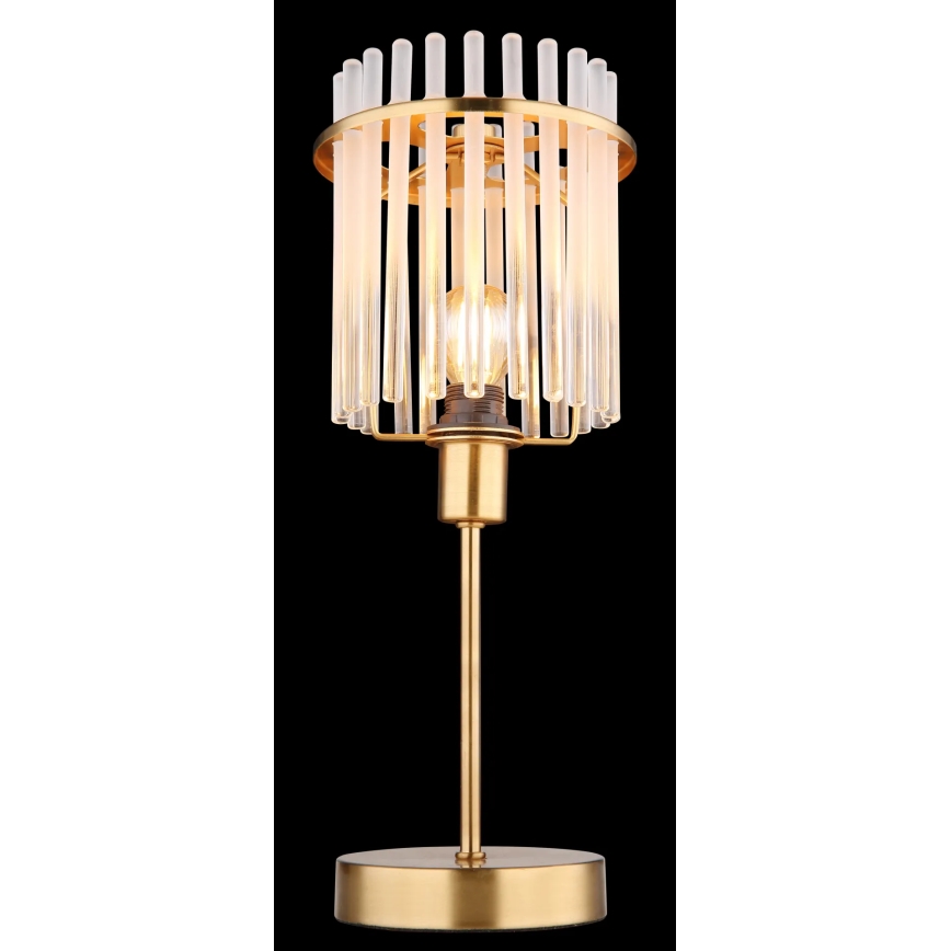 Globo - Bordlampe 1xE14/40W/230V diameter 15 cm guldfarvet