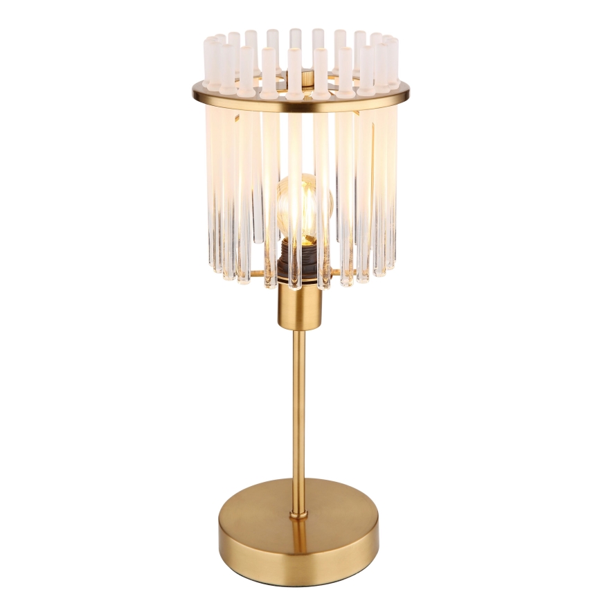 Globo - Bordlampe 1xE14/40W/230V diameter 15 cm guldfarvet