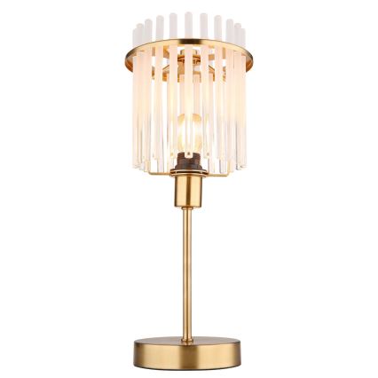 Globo - Bordlampe 1xE14/40W/230V diameter 15 cm guldfarvet