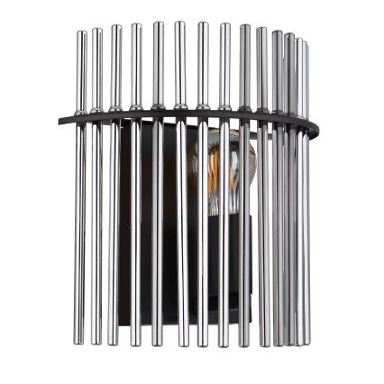 Globo - Væglampe 1xE27/60W/230V sort