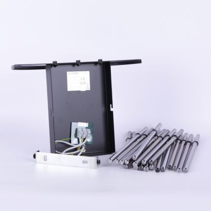 Globo - Væglampe 1xE27/60W/230V sort