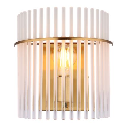 Globo - Væglampe 1xE27/60W/230V guldfarvet