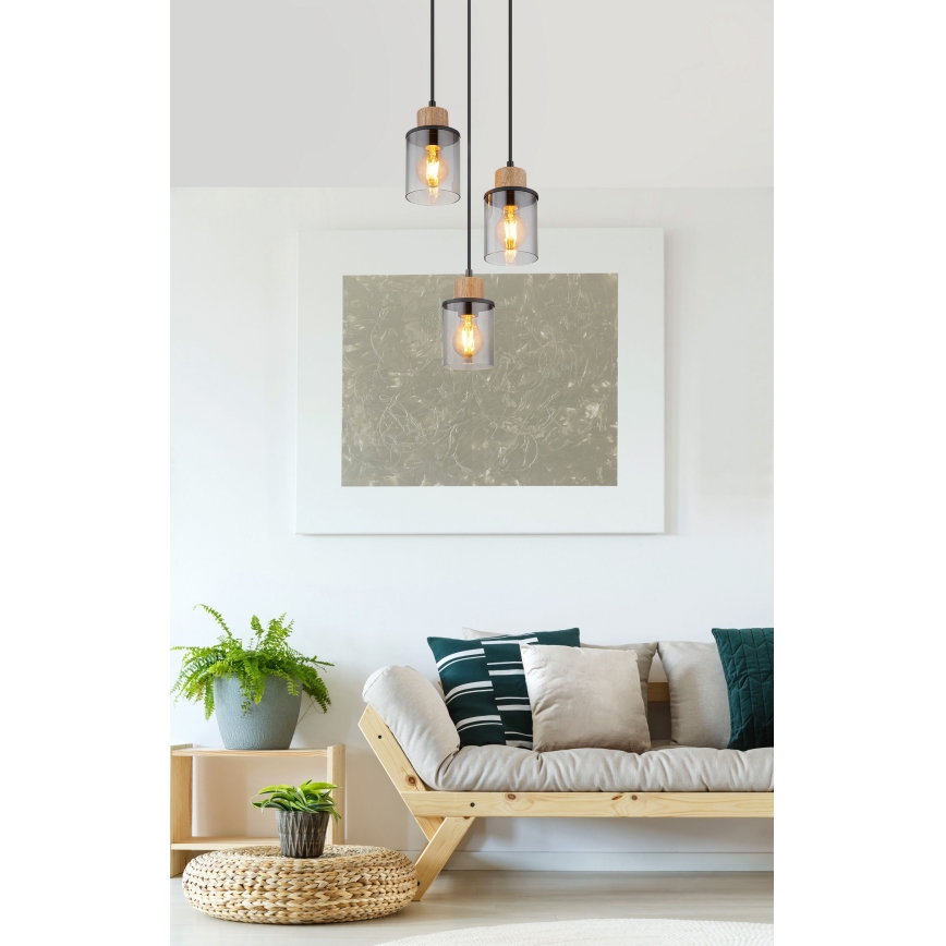 Globo - Pendel 3xE27/15W/230V diameter 27 cm eg