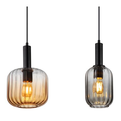 Globo - Pendel med kabel 4xE27/60W/230V