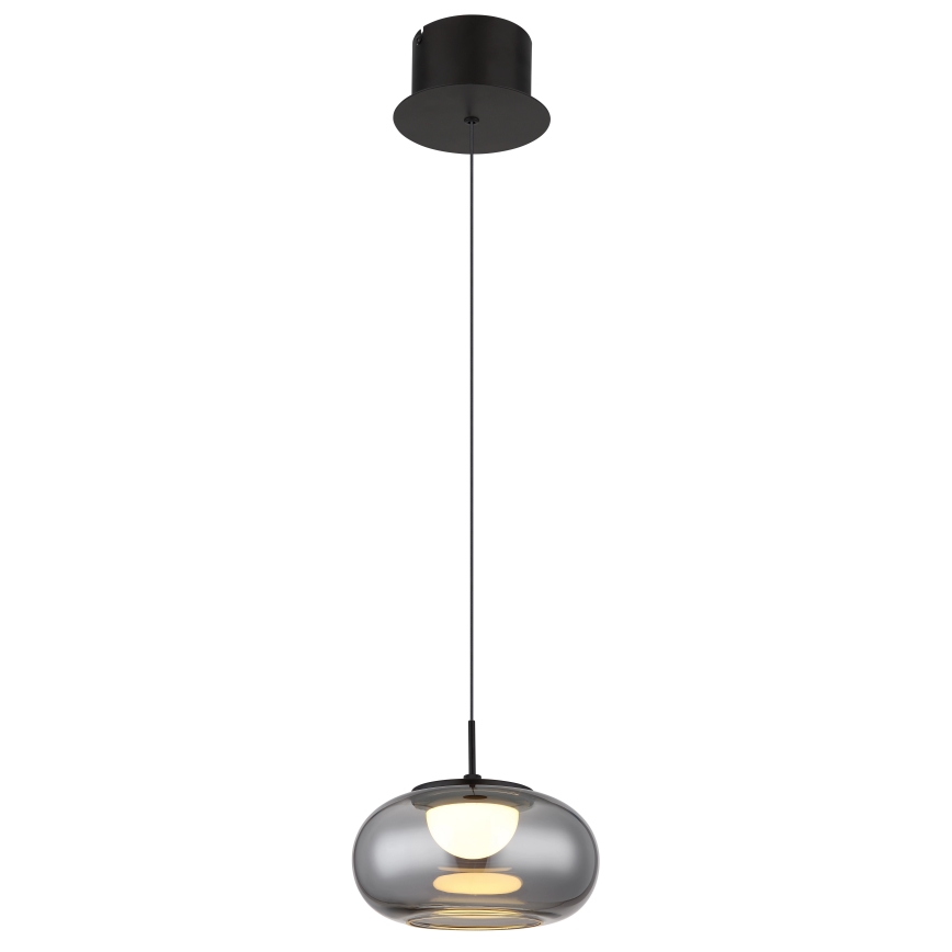 Globo - LED pendel LED/6W/230V sort