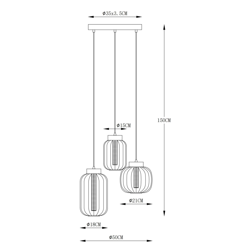 Globo - LED pendel LED/23W/230V