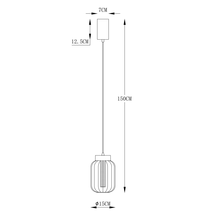 Globo - LED pendel LED/8W/230V