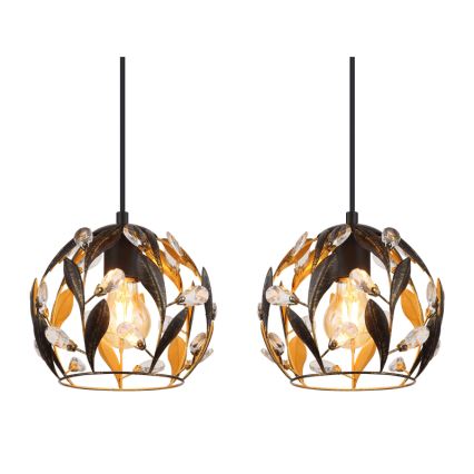 Globo - Pendel på wire 3xE27/40W/230V