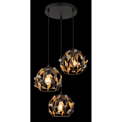 Globo - Pendel 3xE27/40W/230V diameter 41 cm
