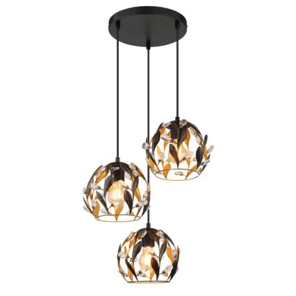 Globo - Pendel 3xE27/40W/230V diameter 41 cm