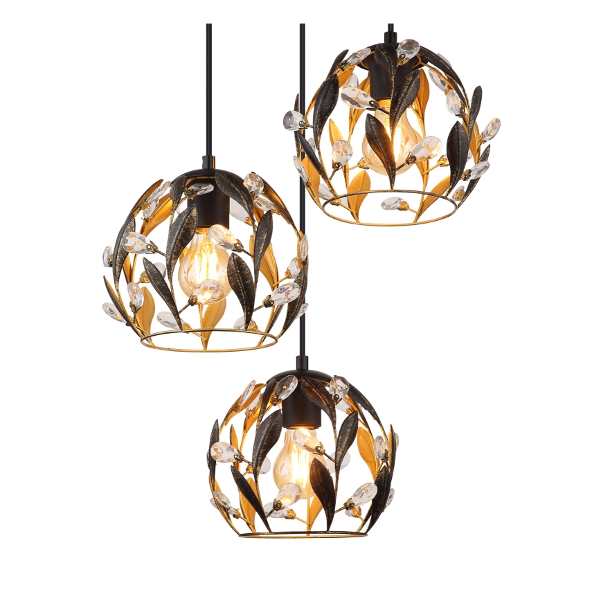 Globo - Pendel 3xE27/40W/230V diameter 41 cm