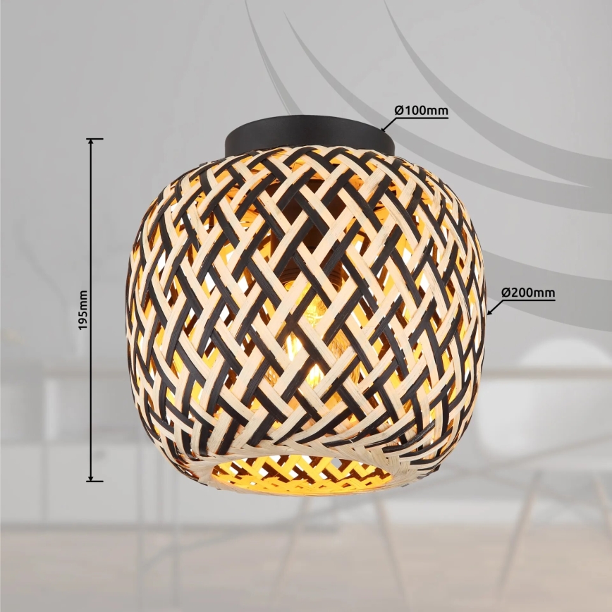 Globo 15766D - Loftlampe COLLY 1xE27/15W/230V