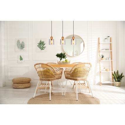 Globo - Pendel på kabel 3xE27/25W/230V