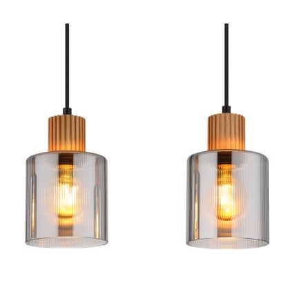 Globo - Pendel på kabel 3xE27/25W/230V