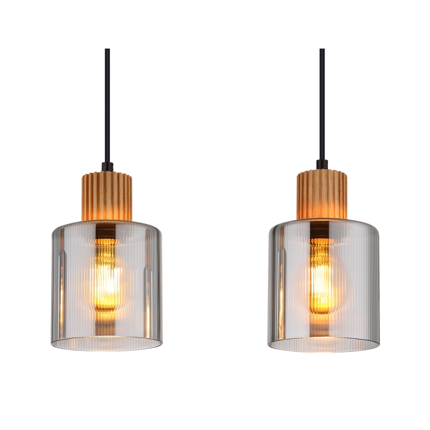 Globo - Pendel på kabel 3xE27/25W/230V