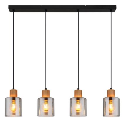 Globo - Lysekrone på kabel 4xE27/25W/230V