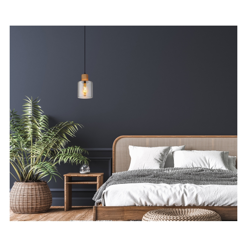 Globo - Pendel på ledning 1xE27/25W/230V Ø 12 cm