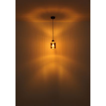 Globo - Pendel på ledning 1xE27/25W/230V Ø 12 cm