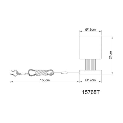 Globo - Bordlampe 1xE27/25W/230V