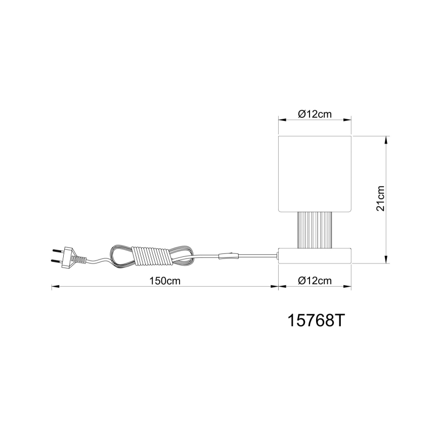 Globo - Bordlampe 1xE27/25W/230V