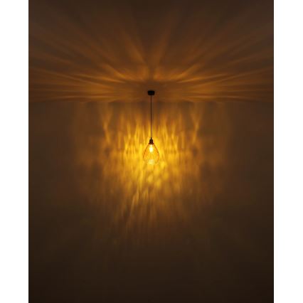 Globo - Pendel 1xE27/60W/230V diameter 21 cm orange