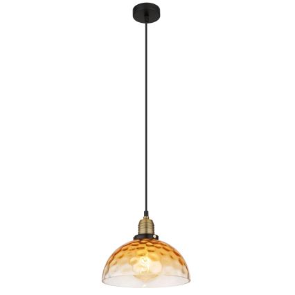 Globo - Pendel 1xE27/60W/230V diameter 25 cm orange