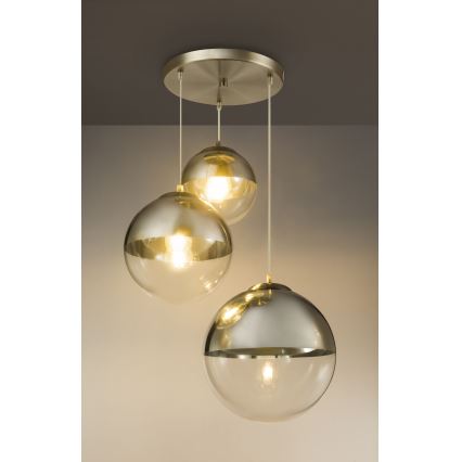 Globo - Pendel 3xE27/40W/230V diameter 51 cm