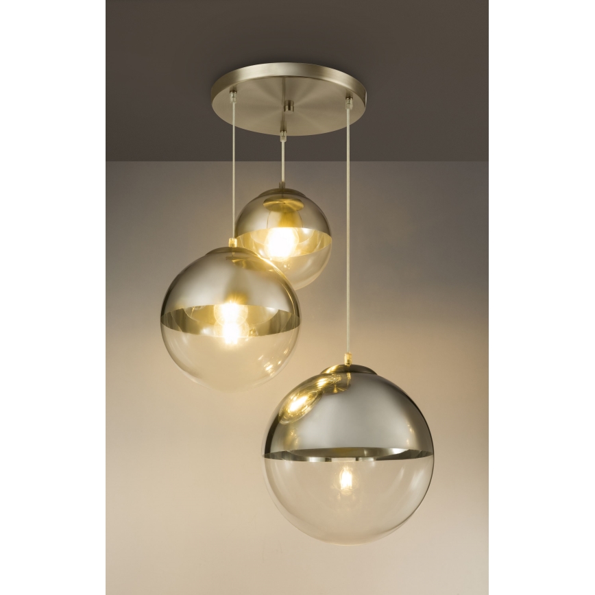 Globo - Pendel 3xE27/40W/230V diameter 51 cm