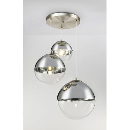 Globo - Pendel 3xE27/40W/230V diameter 51 cm