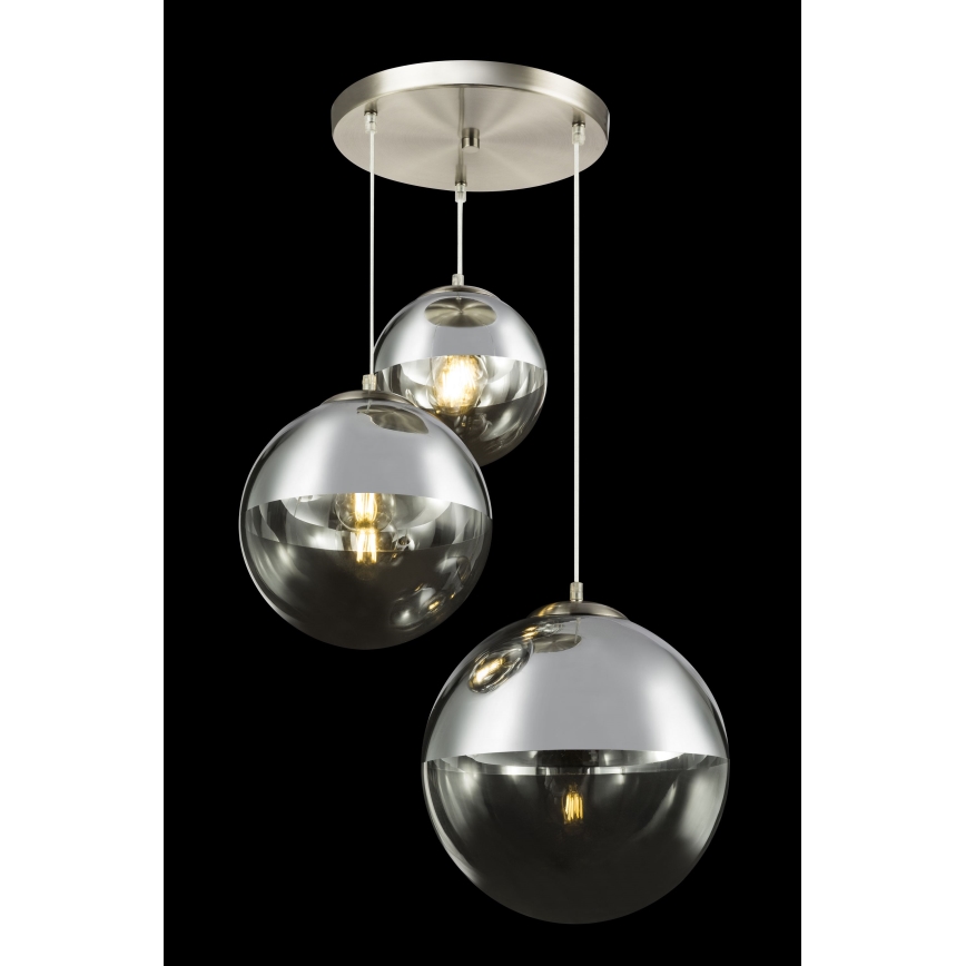 Globo - Pendel 3xE27/40W/230V diameter 51 cm