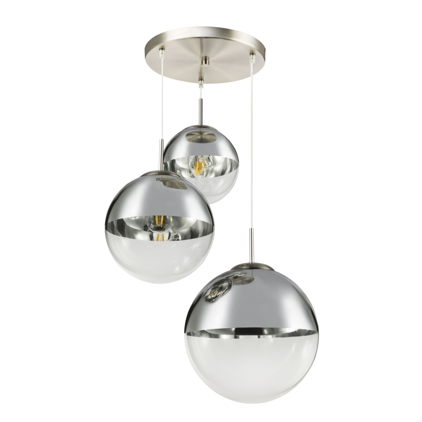 Globo - Pendel 3xE27/40W/230V diameter 51 cm