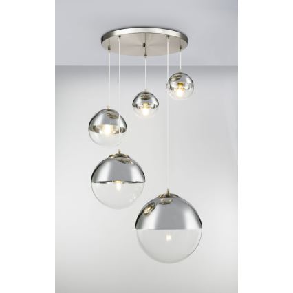 Globo - Pendel 5xE27/60W/230V diameter 65 cm